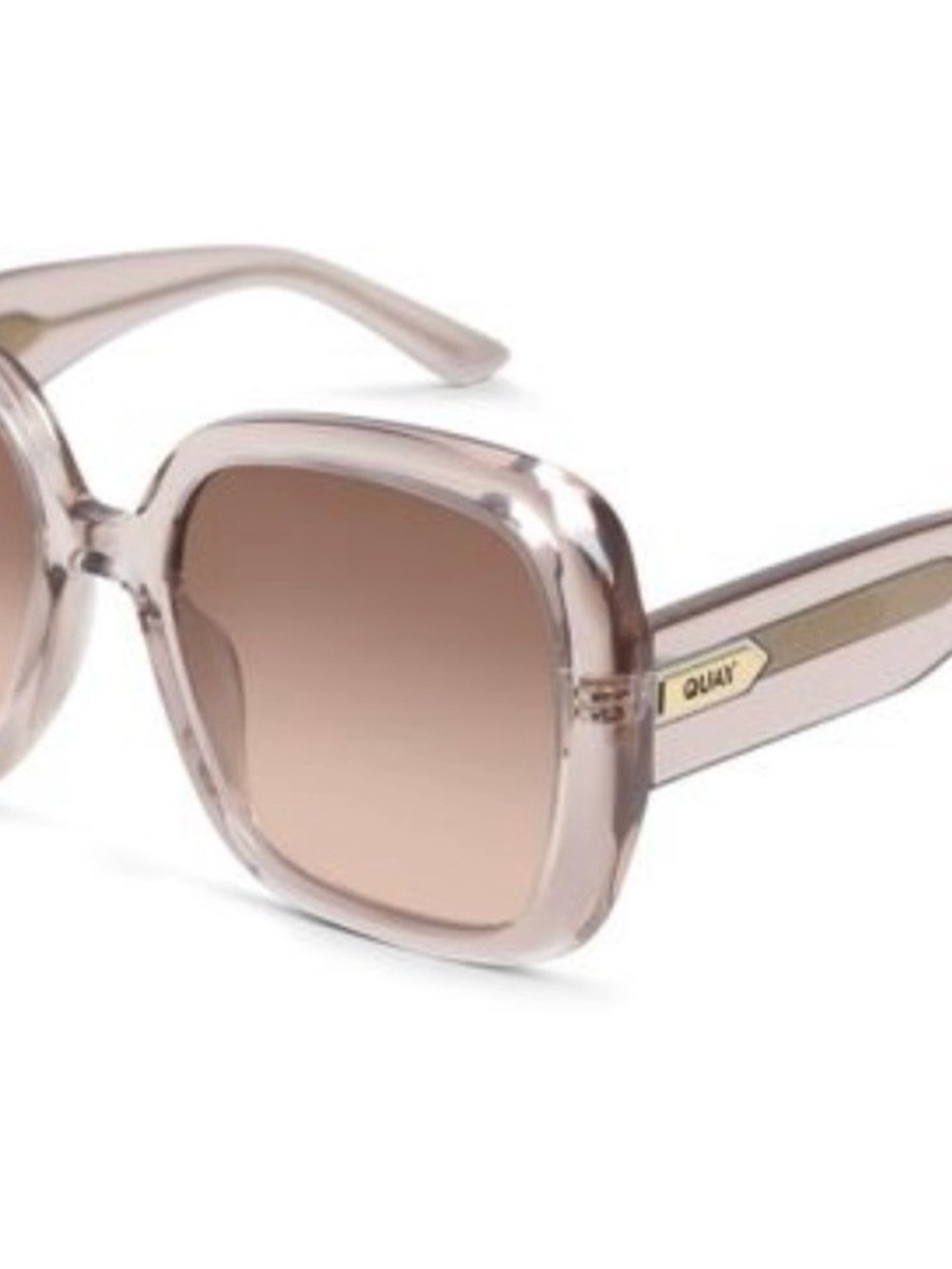 QUAY - Full Glam Sunglasses in Doe/Brown Fawn- NWOT - Picture 2 of 7